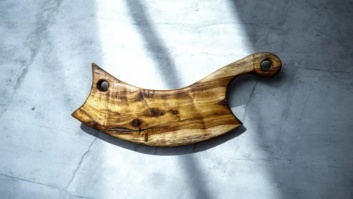 Tīk koka servēšanas dēlis 39x10x3 cm