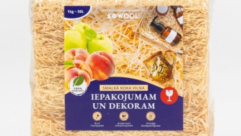Koka vilna iepakojumam & dekorācijai 1kg
