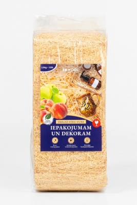 Koka vilna iepakojumam & dekorācijai 2,5kg