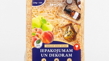 Koka vilna iepakojumam & dekorācijai 2,5kg