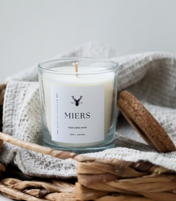 Svece bez aromāta ‘’Miers’’
