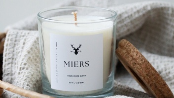 Svece bez aromāta ‘’Miers’’