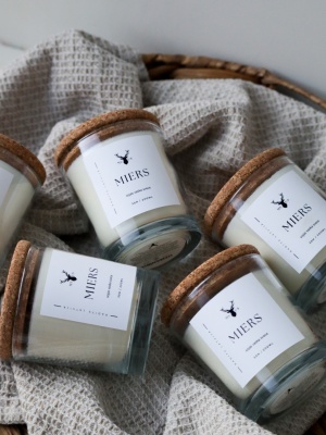 Svece bez aromāta ‘’Miers’’