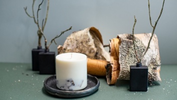 SOJAS VASKA SVECE (XL) AR BĒRZA AROMĀTU