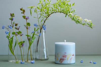 SOJAS VASKA SVECE AR EIKALIPTA AROMĀTU (XL)