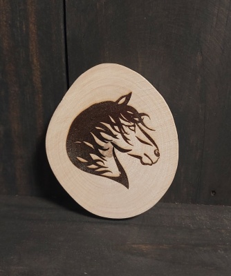 Magnēts ar zirga attēlu