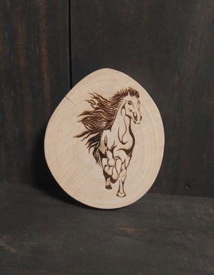 Magnēts ar zirga attēlu