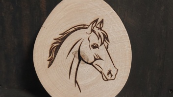 Magnēts ar zirga attēlu