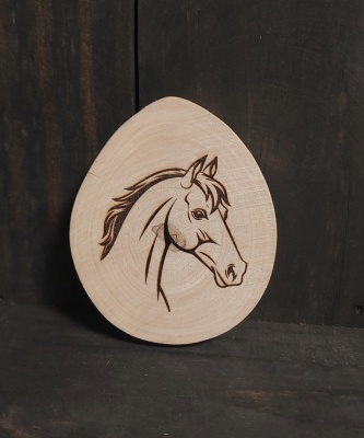 Magnēts ar zirga attēlu