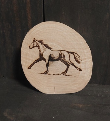 Magnēts ar zirga attēlu