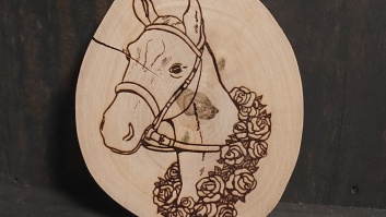 Magnēts ar zirga attēlu