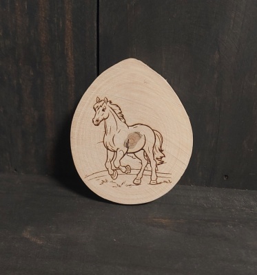 Magnēts ar zirga attēlu