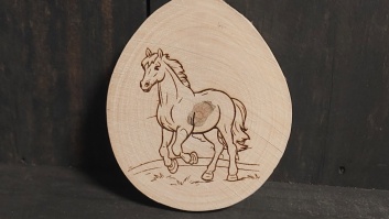 Magnēts ar zirga attēlu