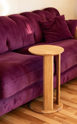 Ozolkoka kafijas galdiņš Nord Flip apaļš