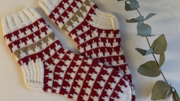 Vilnas zeķes Ziemassvētku tematikā 41/42 izmērs