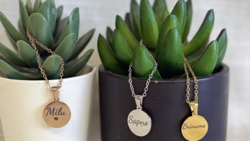 Kaklarota ar personalizētu gravējumu