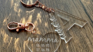 Atslēgu piekariņš (caurspīdīgais)