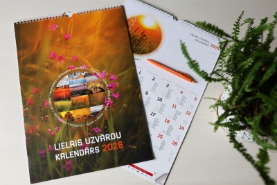 Sienas (A3) piezīmju kalendārs + paplašinātais