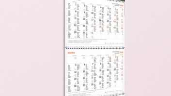 Sienas - trīsdaļīgais kalendārs