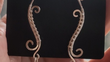 Sudraba auskari ar cirkoniju