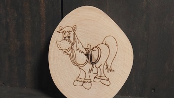 Magnēts ar zirga attēlu