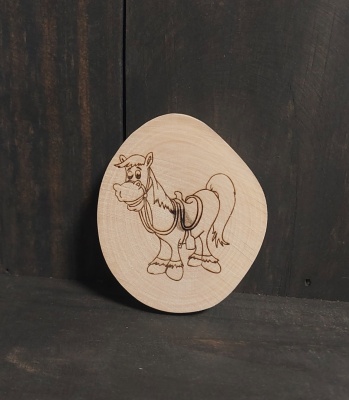 Magnēts ar zirga attēlu