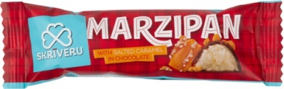 Marcipāna batoniņš šokolādē ar sāļo karameli 40g