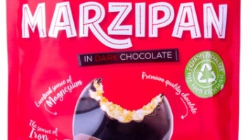 Marcipāns tumšajā šokolādē (aplīši)